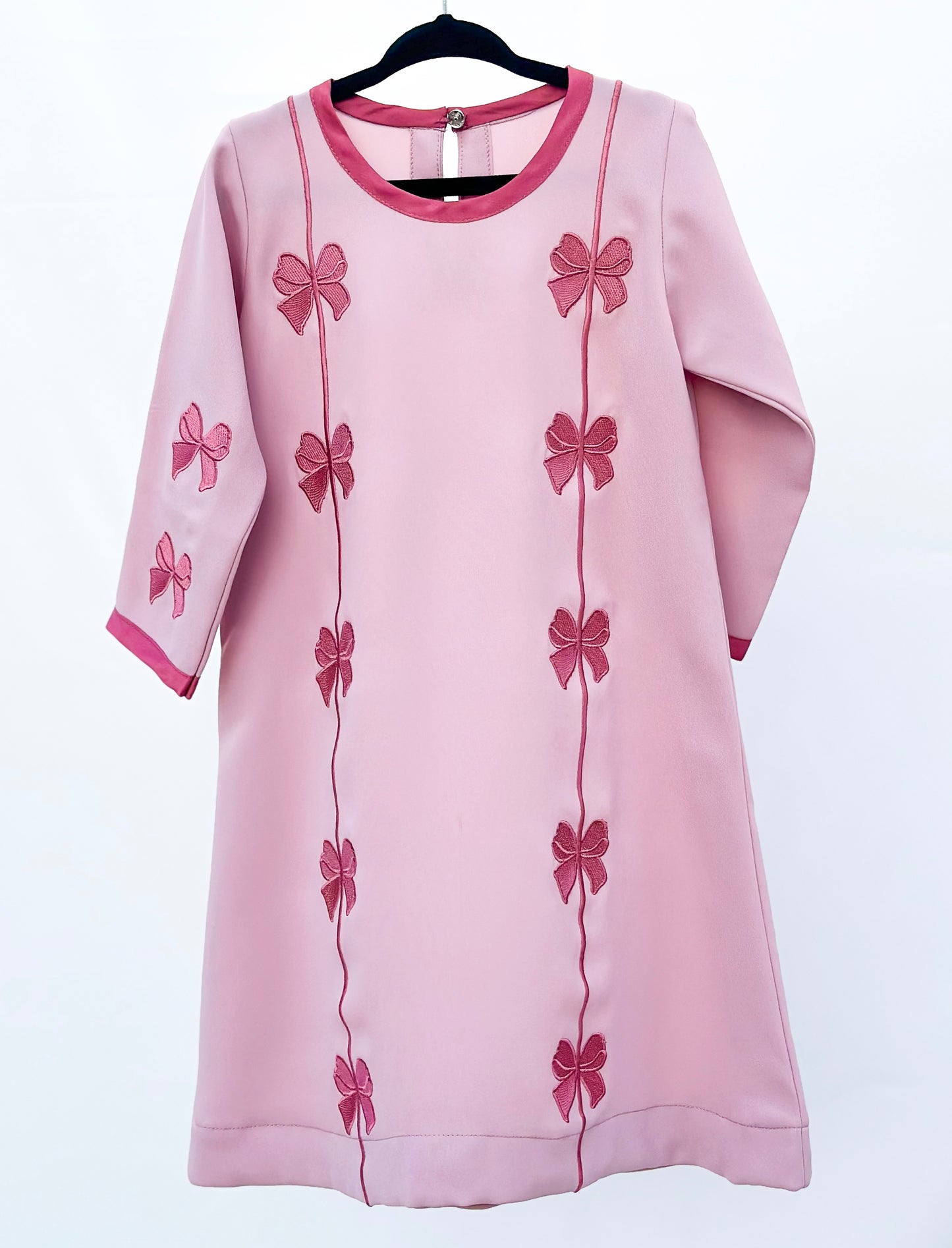 Embroidery bow jalabya