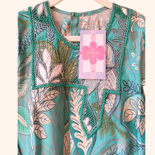 Mint Blossom Jalabya